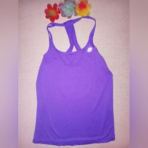Lorna Jane Purple Racerback Tank, Size Small